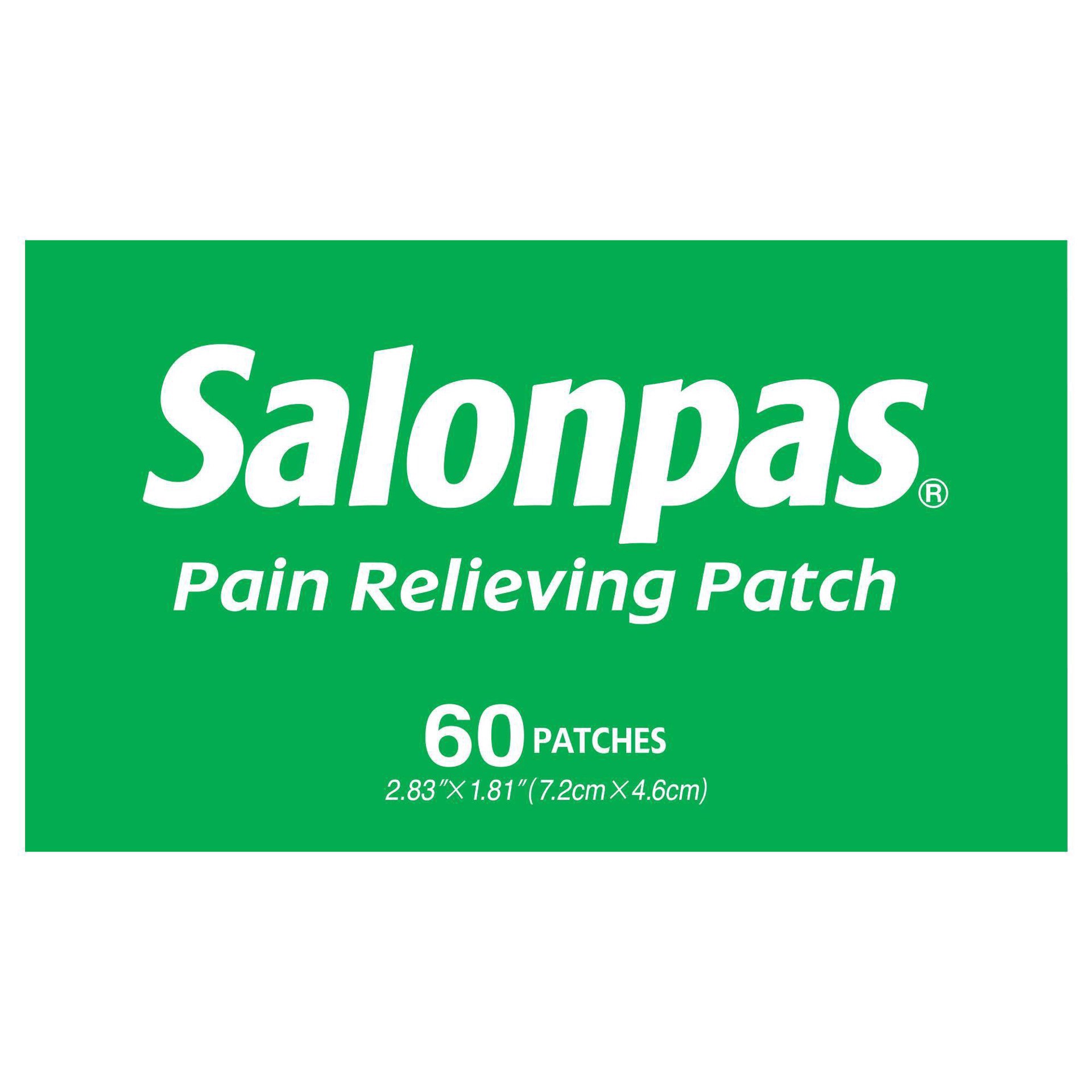 slide 55 of 85, Salonpas 20% Larger Pain Relieving Patch - 60ct, 60 ct