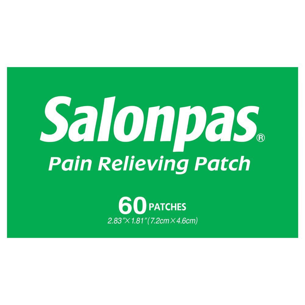 slide 27 of 85, Salonpas Pain Relieving Patch - 8 Hour Pain Relief - 60ct, 60 ct