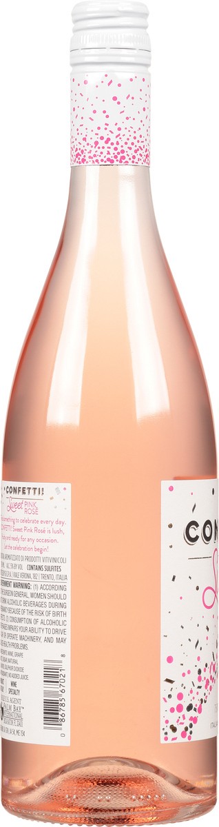 slide 11 of 11, CONFETTI! Sweet Pink Rose, 750ml, 750 ml