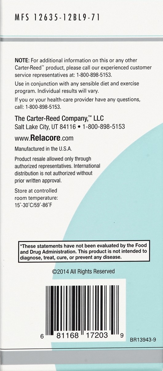 slide 3 of 5, Relacore Extra Maximum Strength Dietary Supplement, 72 ct