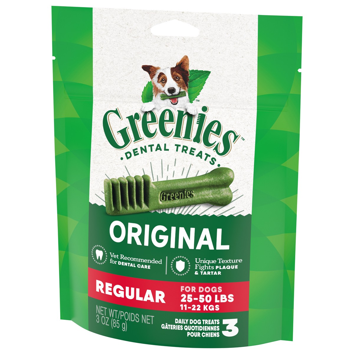 slide 9 of 9, Greenies Regular Original Dental Treats 3 ea, 3 ct