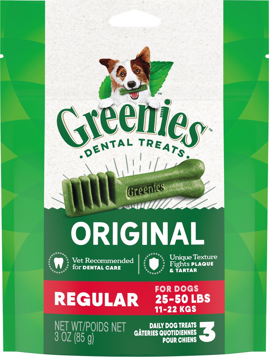 slide 8 of 9, Greenies Regular Original Dental Treats 3 ea, 3 ct