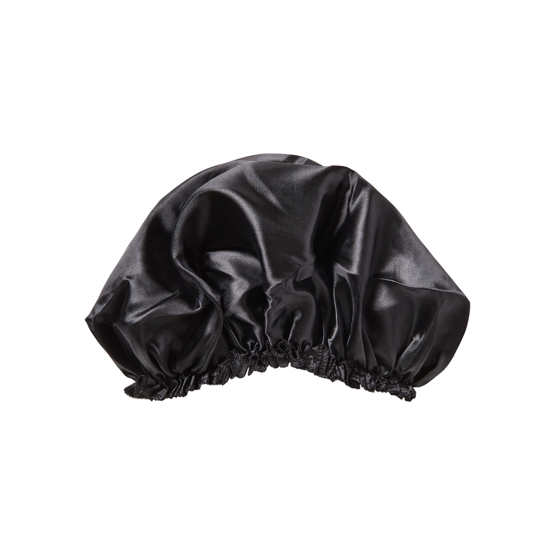 slide 3 of 5, KISS COLORS & CARE KISS Silky Satin Bonnet Cap X-Large, Black, 1 Count, 1 ct