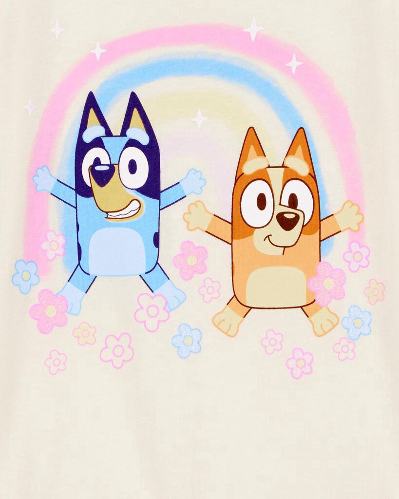 slide 3 of 3, Carter's Carters Toddler Bluey Tee Cream 2T, 2T