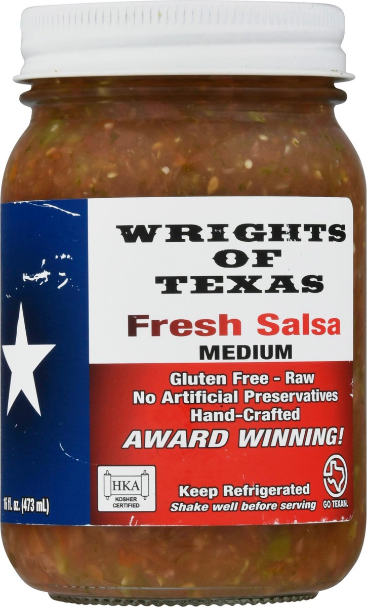 slide 7 of 14, Wrights of Texas Medium Fresh Salsa 16 fl oz, 16 fl oz