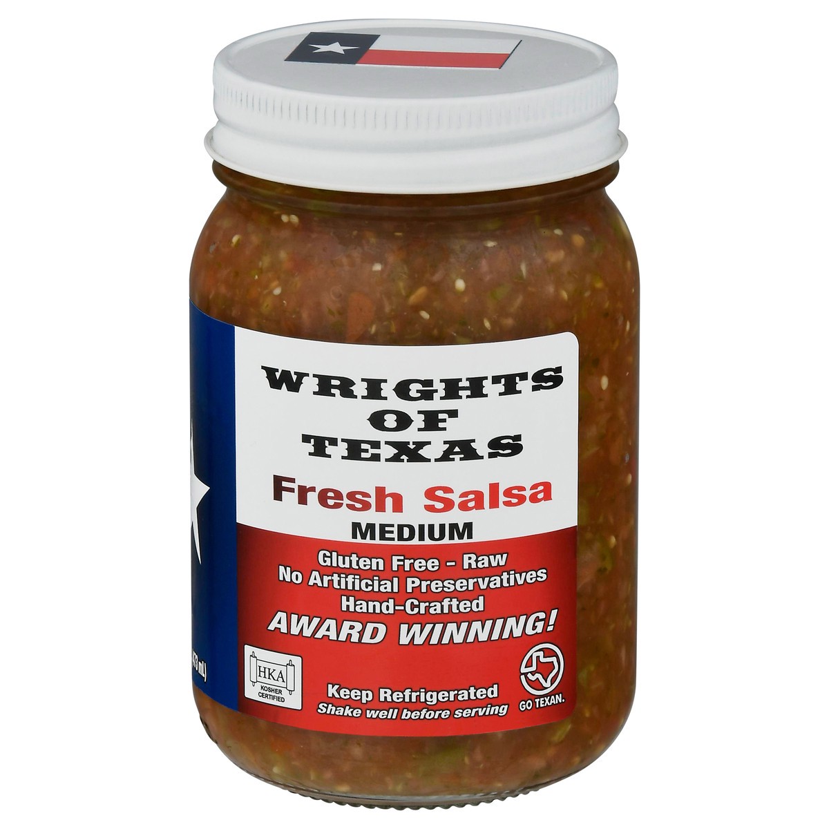 slide 10 of 14, Wrights of Texas Medium Fresh Salsa 16 fl oz, 16 fl oz