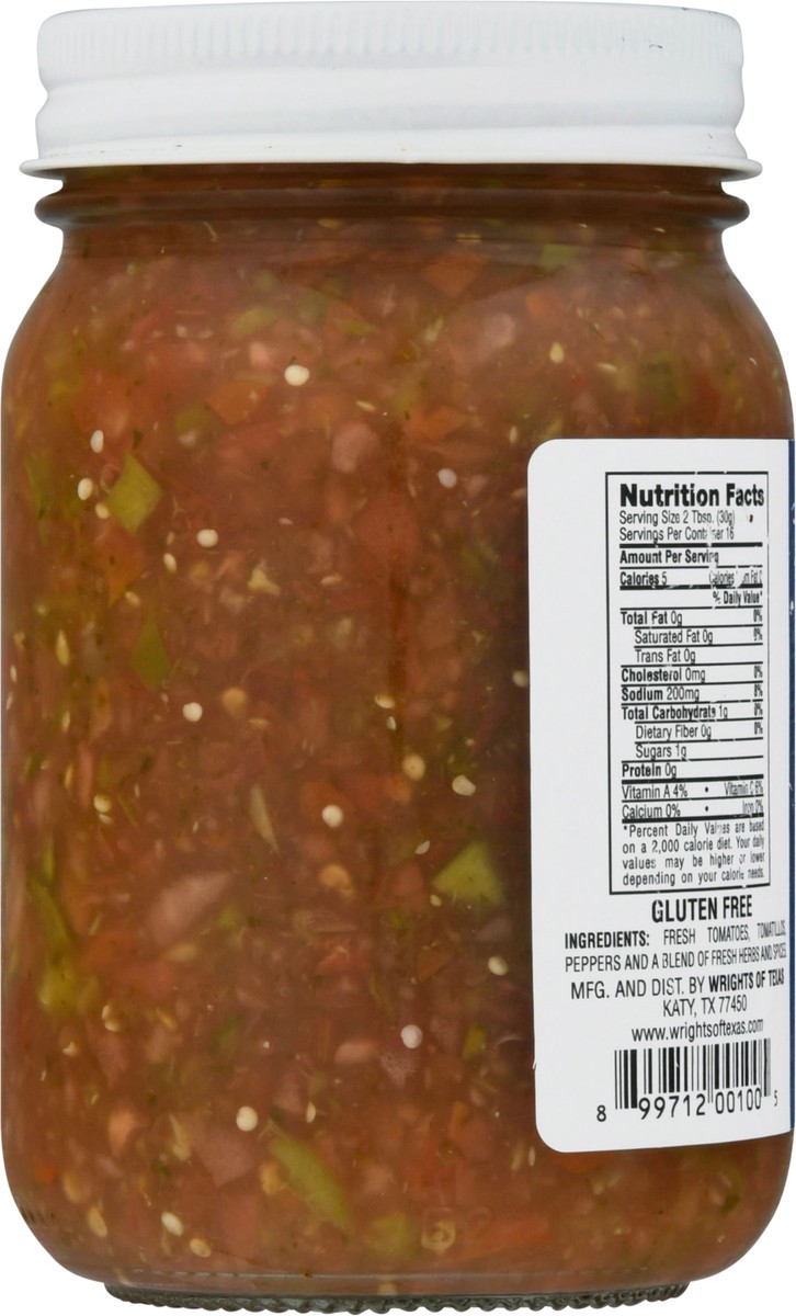 slide 6 of 14, Wrights of Texas Medium Fresh Salsa 16 fl oz, 16 fl oz