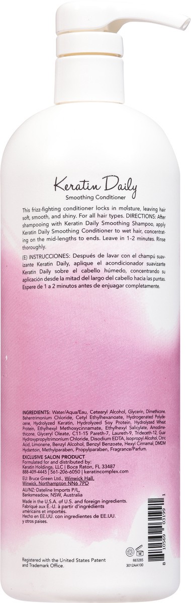 slide 3 of 9, Keratin Perfect Keratin Daily Smoothing Conditioner 32 fl oz, 32 fl oz