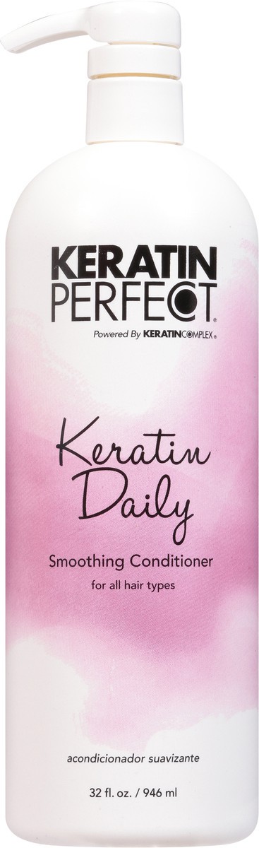 slide 4 of 9, Keratin Perfect Keratin Daily Smoothing Conditioner 32 fl oz, 32 fl oz