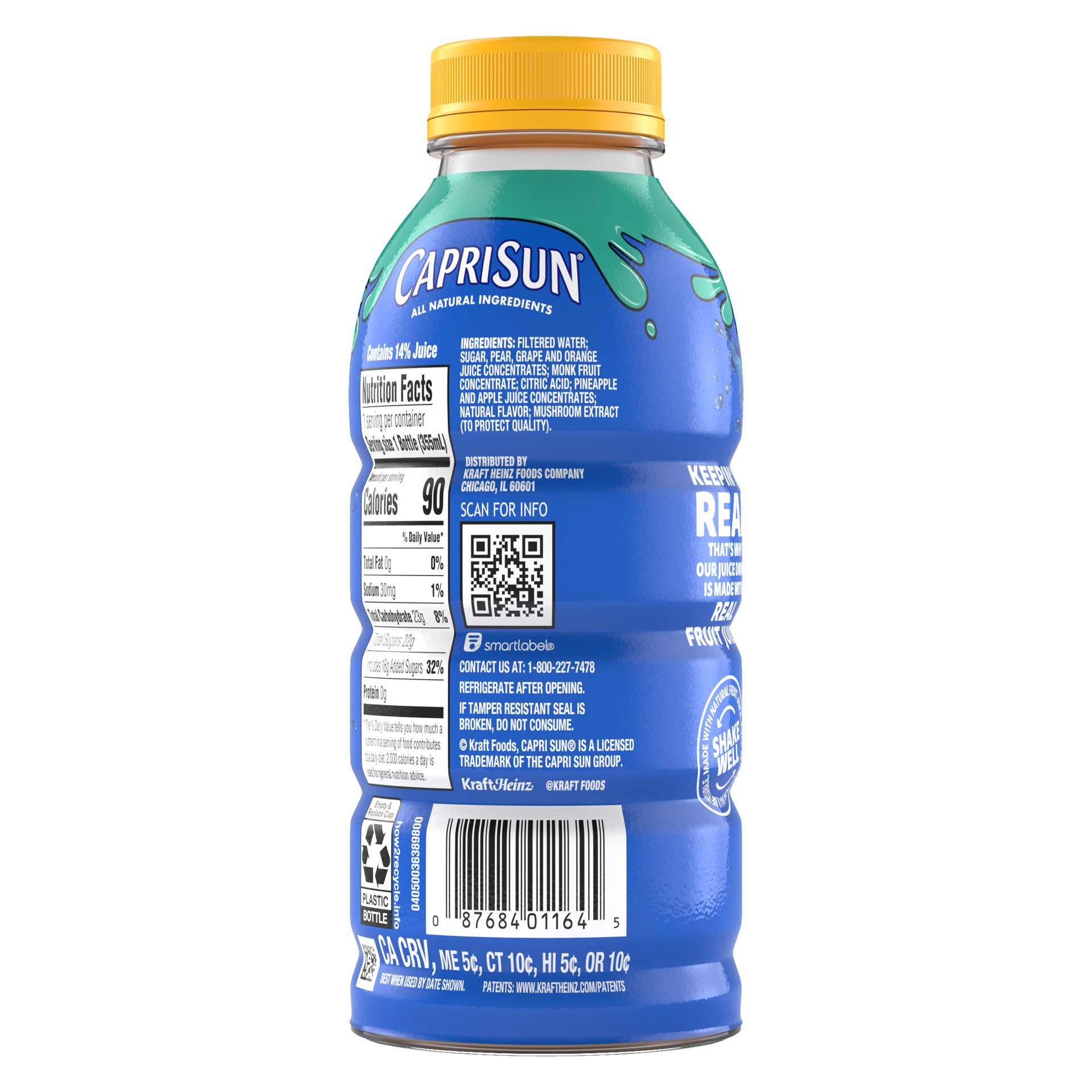 slide 2 of 5, Capri Sun Pacific Cooler Juice Drink Blend, 12 fl oz Bottle, 12 fl oz