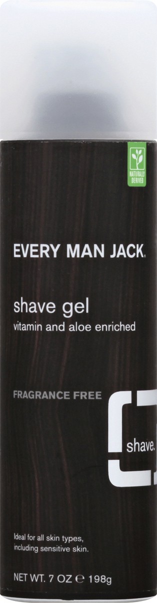 slide 4 of 7, Every Man Jack Frag Free Shave Gel, 7 oz