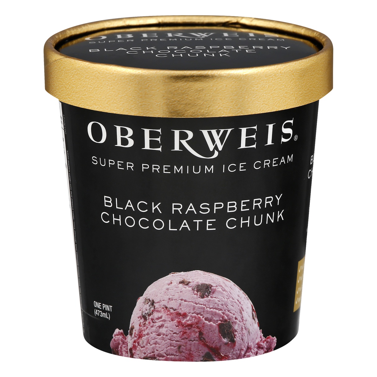 slide 1 of 1, Oberweis Black Chocolate Raspberry Ice Cream, 16 oz