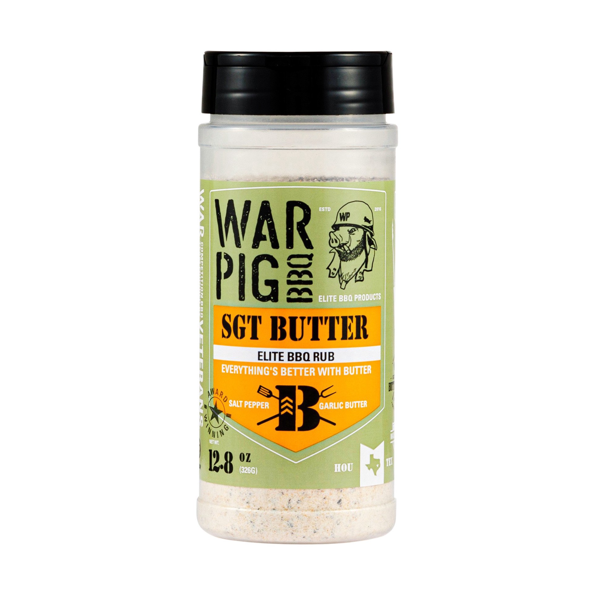slide 1 of 1, WarPig BBQ Elite Sgt Butter BBQ Rub 12.8 oz, 12.8 oz