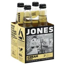Jones Cream Soda- 4 ct; 12 oz
