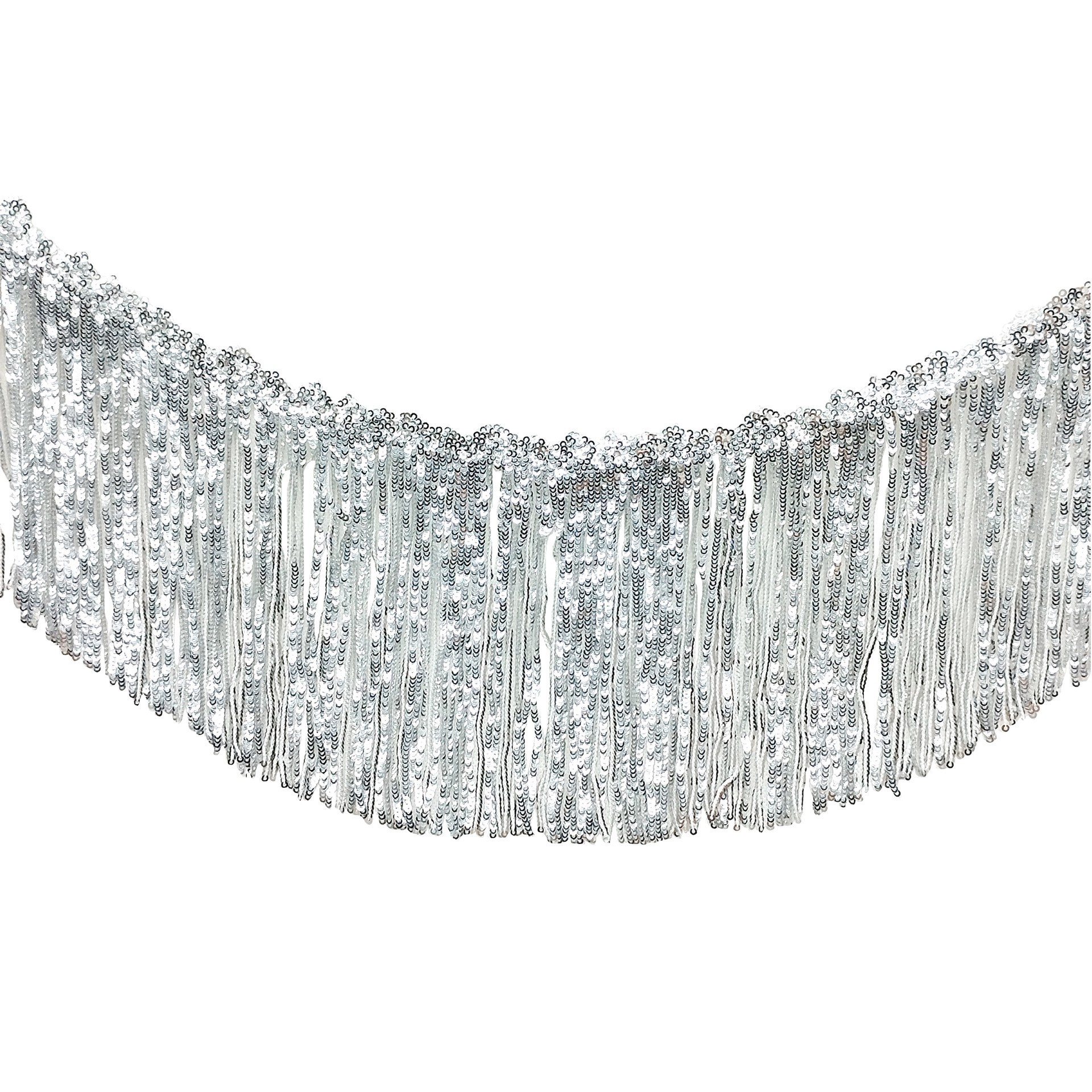 slide 2 of 2, 6ft. Silver Tassel Garland By Ashland, 6 ft