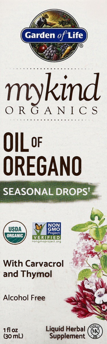 slide 4 of 4, Garden of Life My Kind Organics Oil Of Oregano Drops, 1 fl oz
