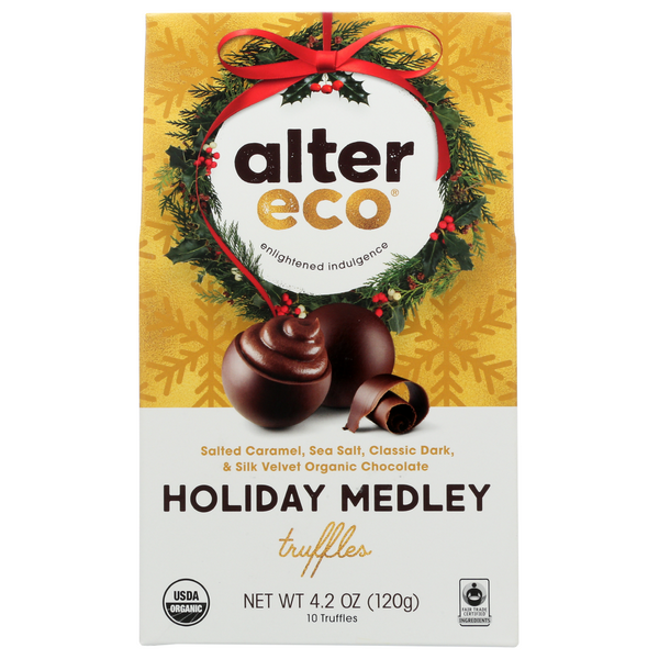 slide 1 of 1, Alter Eco Chocolate Truffle Medley, 4.2 oz