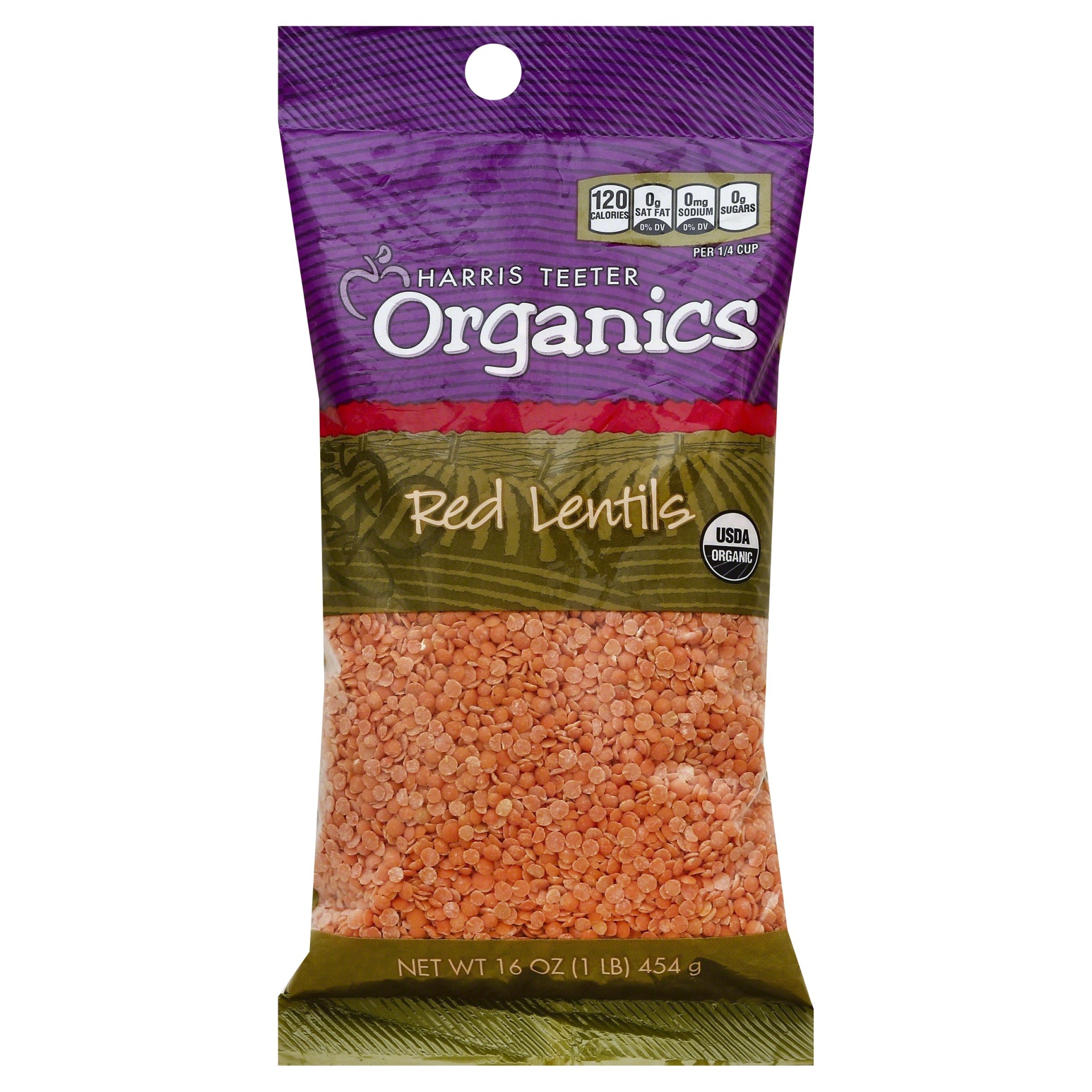 slide 1 of 1, HT Organics Red Lentils, 16 oz