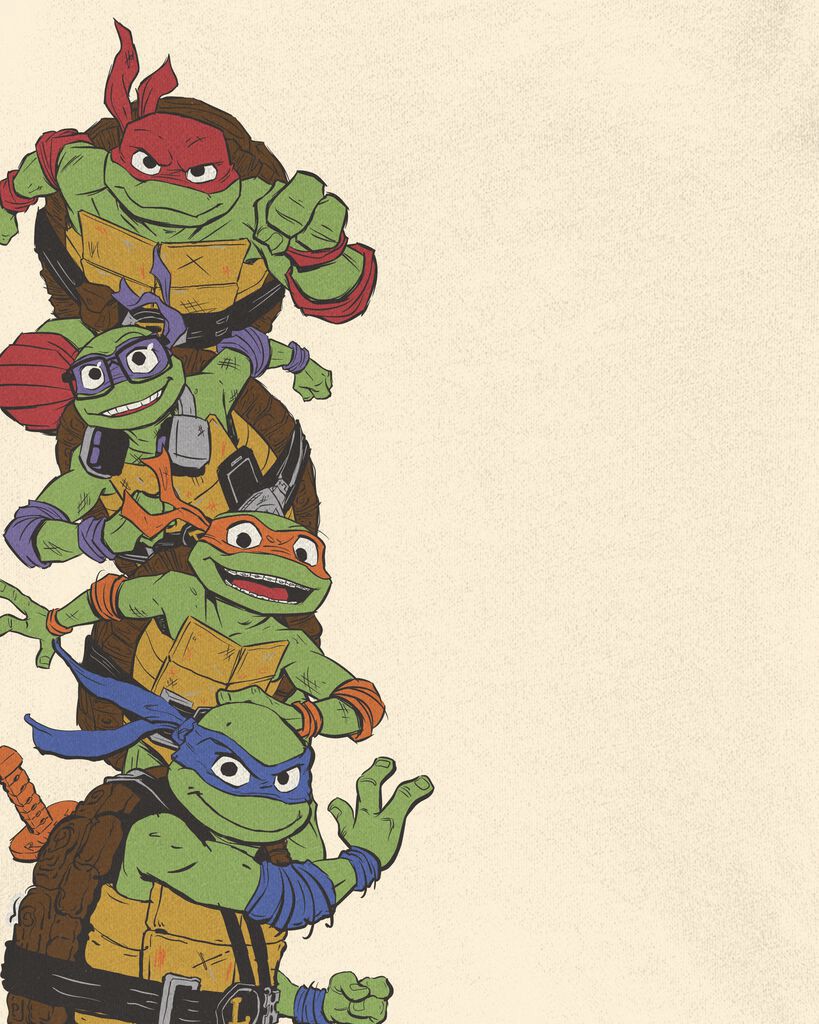 slide 2 of 3, Carter's Carters Toddler Teenage Mutant Ninja Turtles Easter Tee Multi 4T, 1 ct