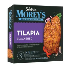 Morey's Blackened Tilapia - 4 Fillets, 20 oz