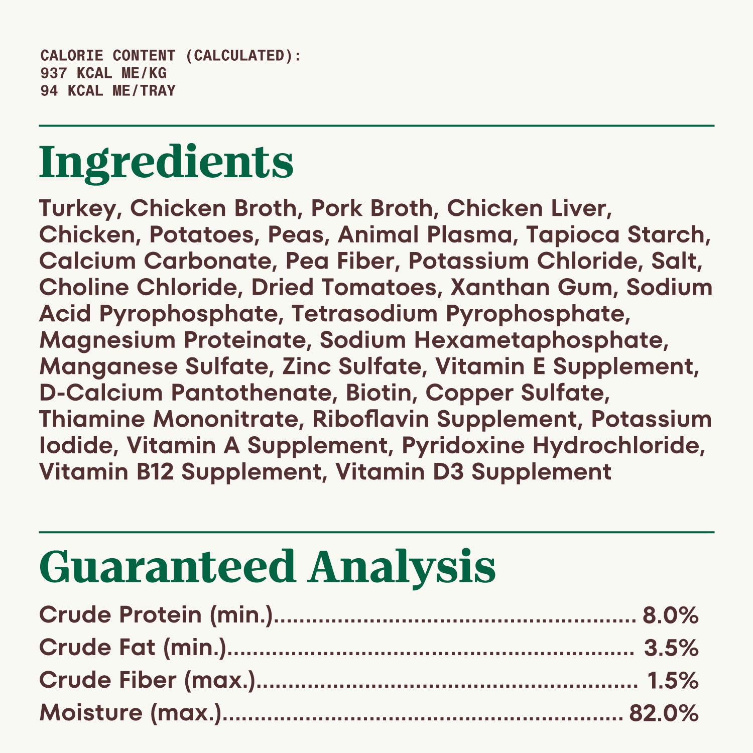 slide 13 of 17, Nutro Natural Cuts in Gravy Premium Roasted Turkey/Potato/Pea Stew Dog Food 3.5 oz, 3.5 oz