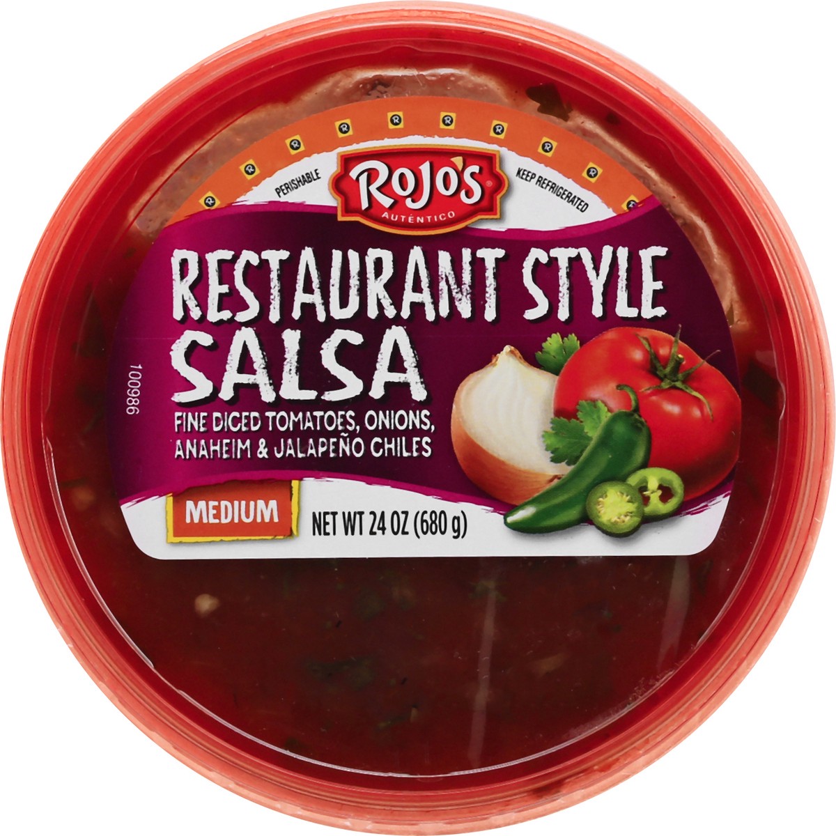 slide 4 of 13, Rojo's Medium Restaurant Style Salsa 24 oz, 24 oz