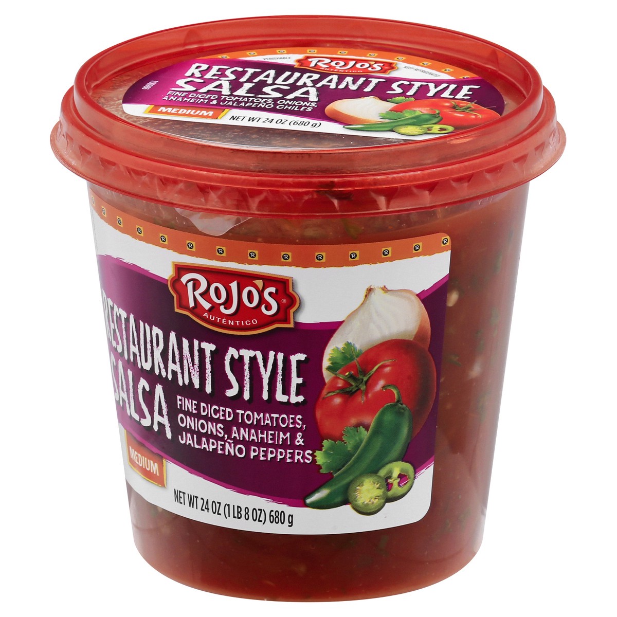 slide 3 of 13, Rojo's Medium Restaurant Style Salsa 24 oz, 24 oz