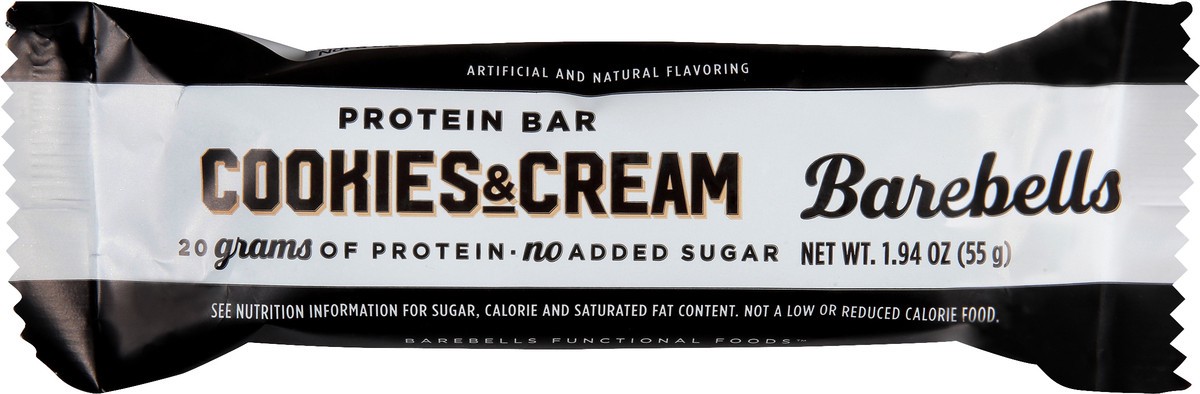 slide 2 of 9, Barebells Cookies & Cream Protein Bar 1.9 oz, 1.9 oz