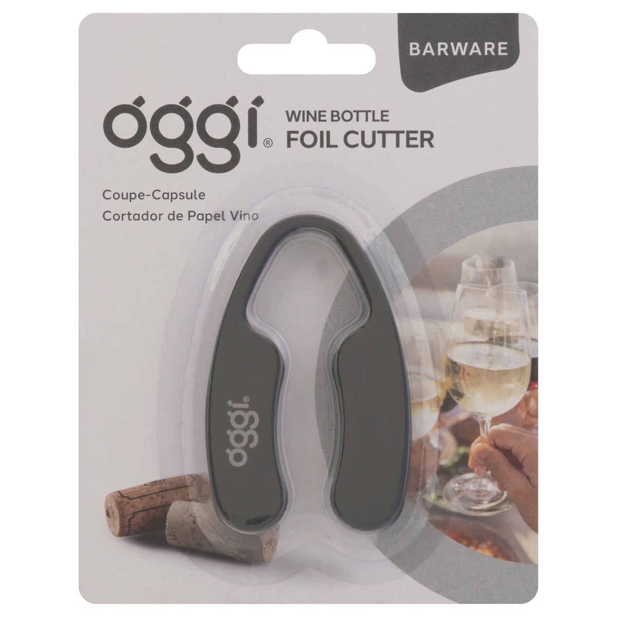 slide 1 of 12, Oggi Barware Wine Bottle Foil Cutter 1 ea, 1 ct