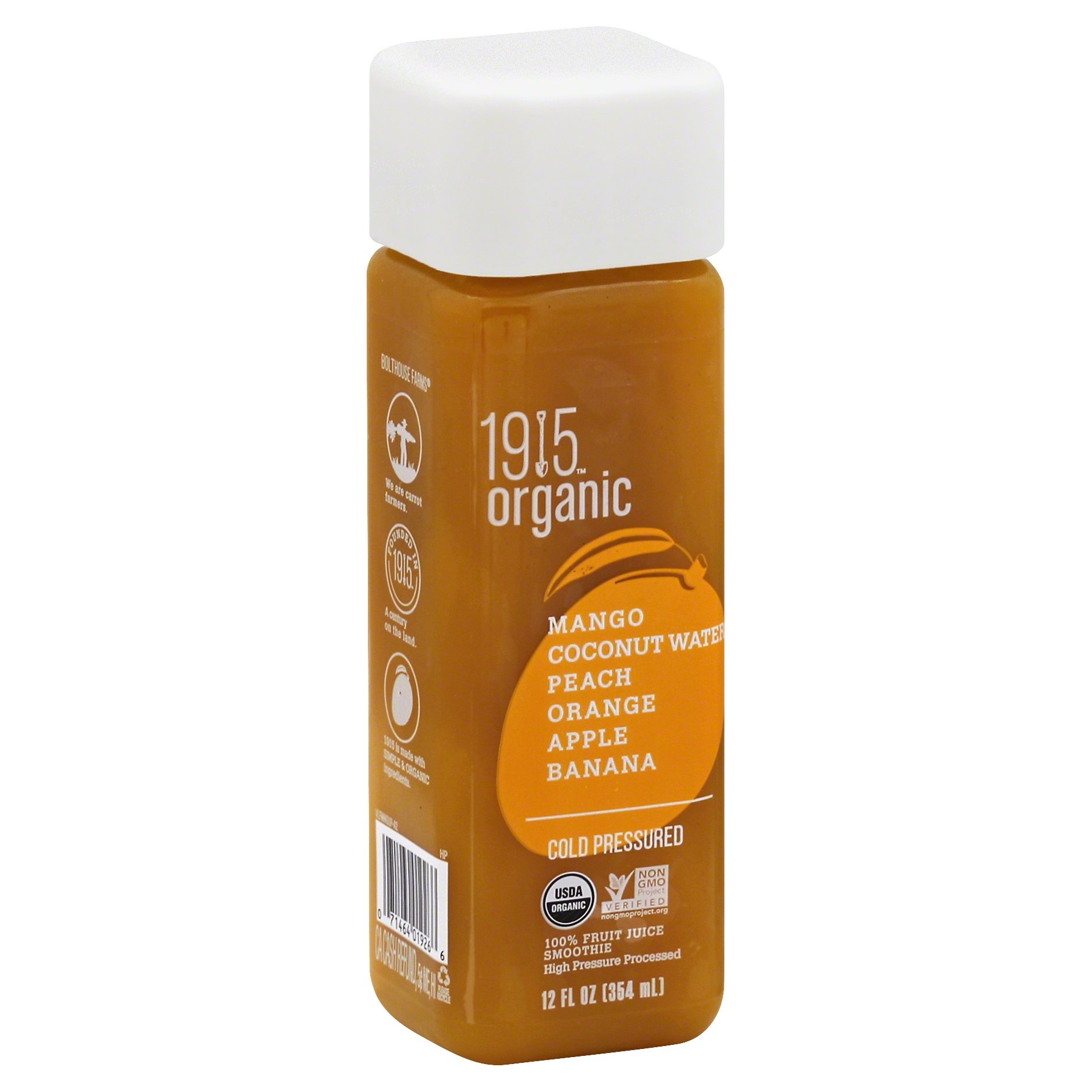 slide 1 of 1, 1915 Organic Cold Pressed Mango Juice, 12 fl oz