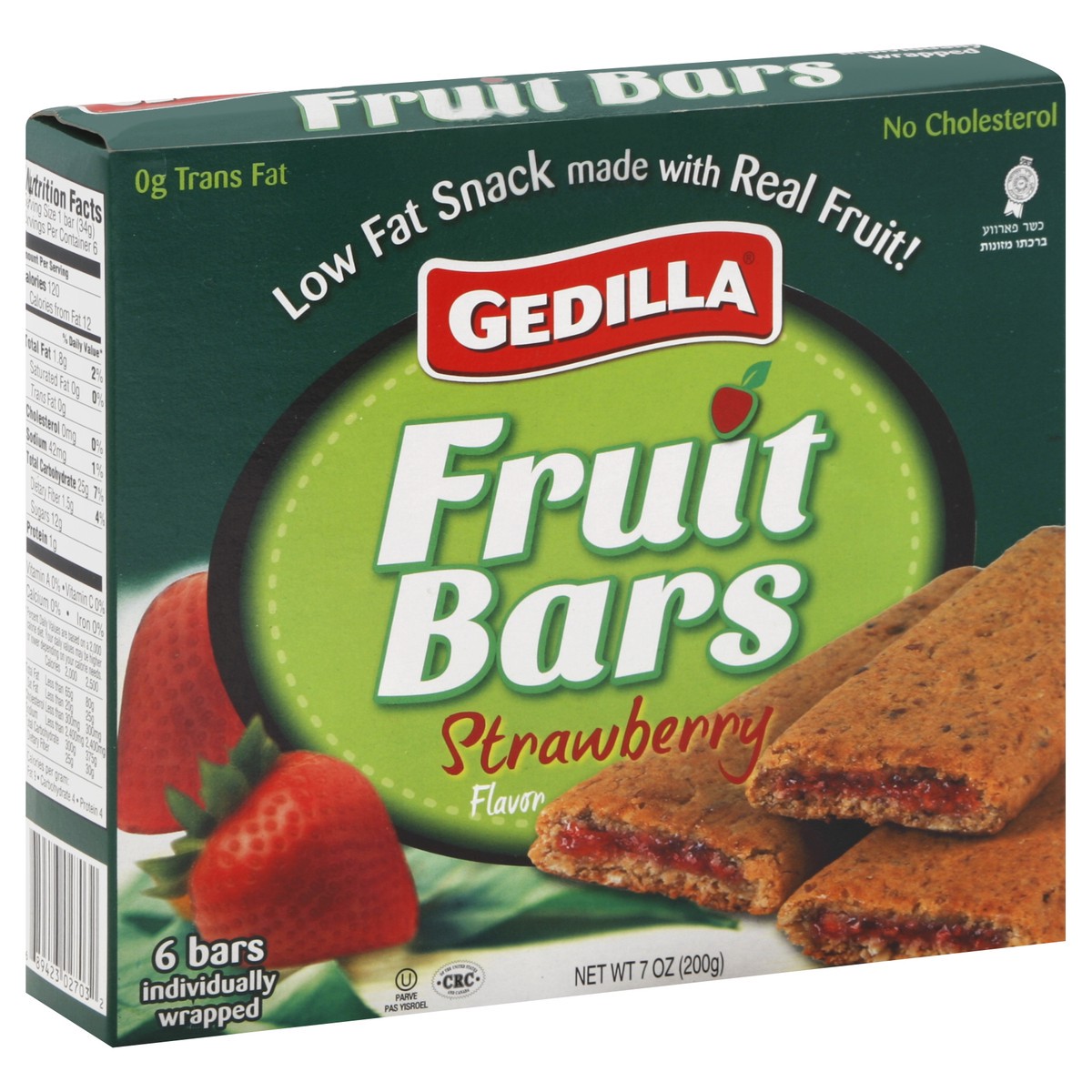 slide 4 of 4, Gedilla Fruit Bars 6 ea, 7 oz