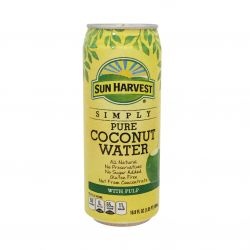 slide 1 of 1, Sun Harvest Coconut Water With Pulp - 16.9 oz, 16.9 oz