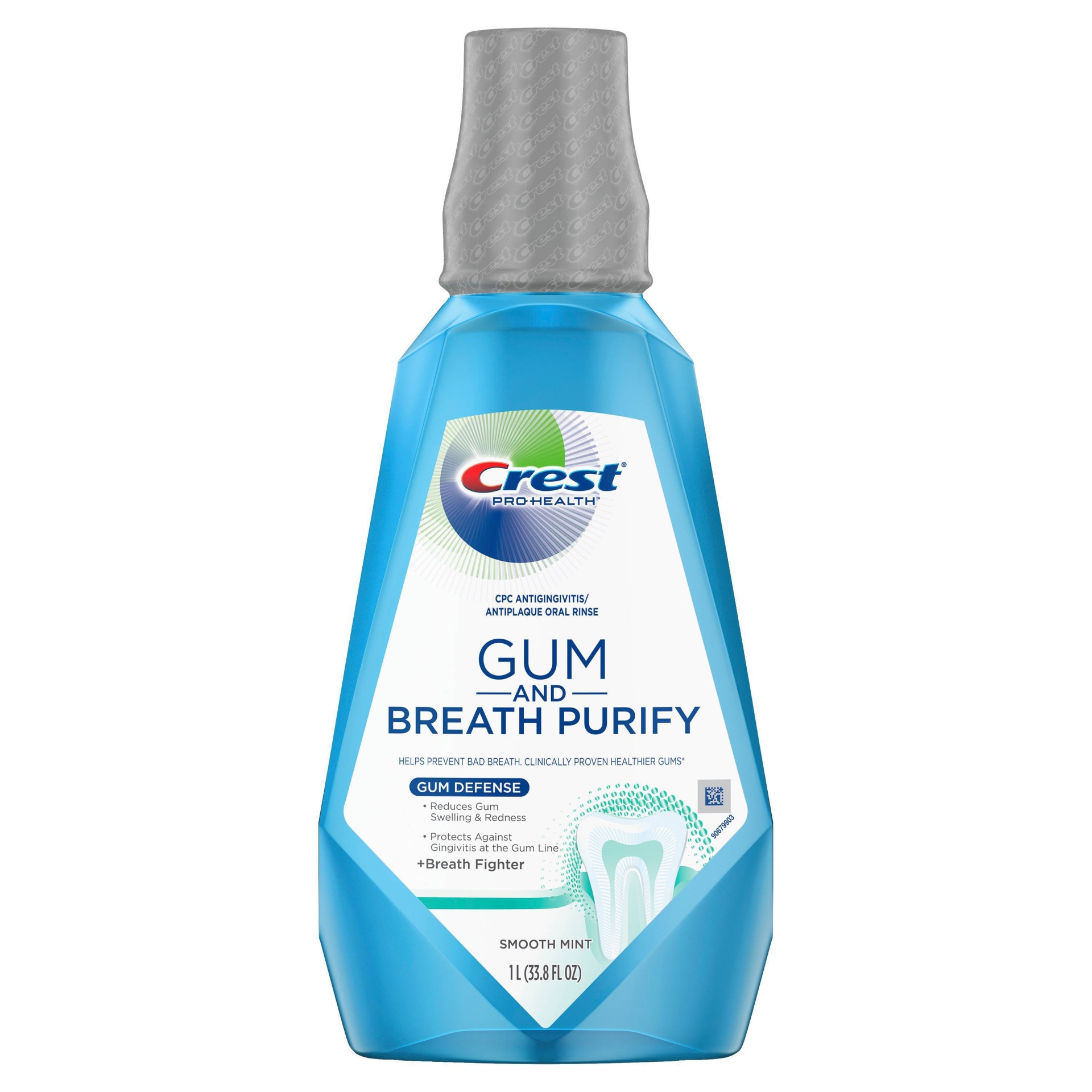 slide 1 of 2, Crest Pro-Health Gum & Breath Purify Rinse, 33.8 fl oz