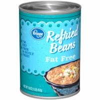slide 1 of 1, Kroger Fat Free Refried Beans, 16 oz