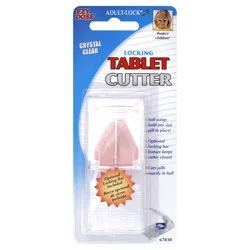 Ezy Dose Tablet Cutter, Locking, Crystal Clear 1 Ea