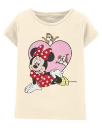 Carter's Carters Toddler Minnie Mouse Tee Ivory 4T