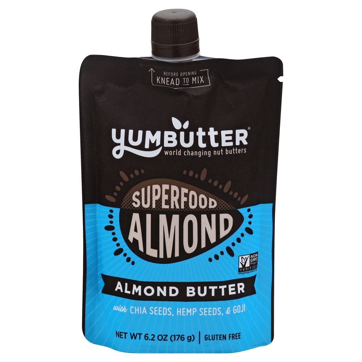 slide 2 of 13, YumButter Superfood Almond Almond Butter 6.2 oz, 6.2 oz