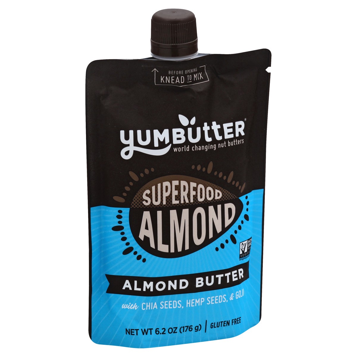 slide 10 of 13, YumButter Superfood Almond Almond Butter 6.2 oz, 6.2 oz