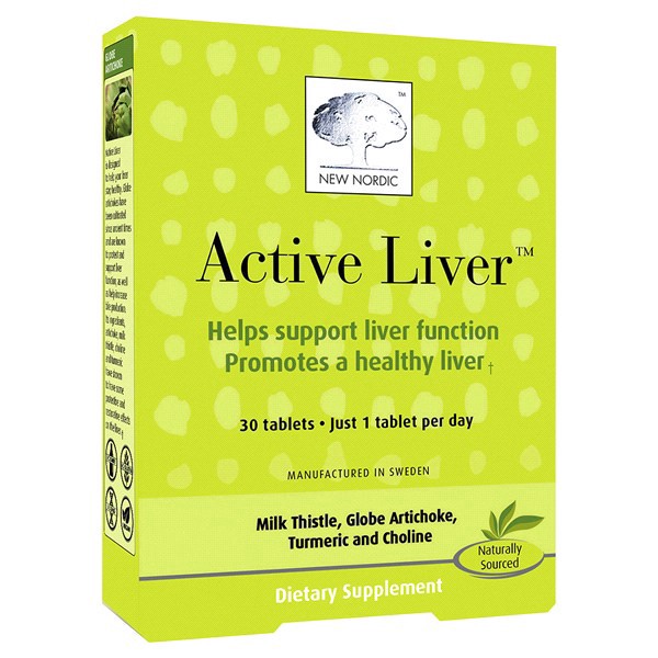 slide 5 of 9, New Nordic Active Liver Supplement Tablets, 30 ct