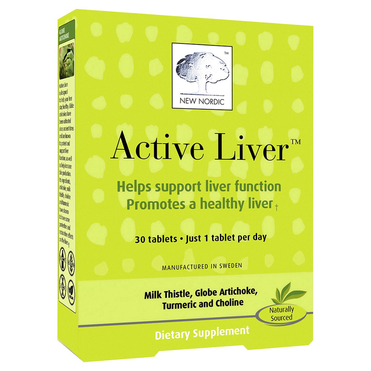 slide 4 of 9, New Nordic Active Liver Supplement Tablets, 30 ct