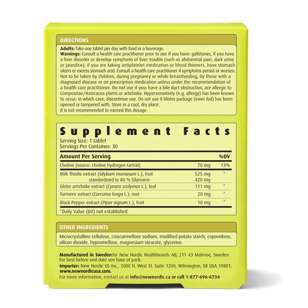 slide 2 of 9, New Nordic Active Liver Supplement Tablets, 30 ct