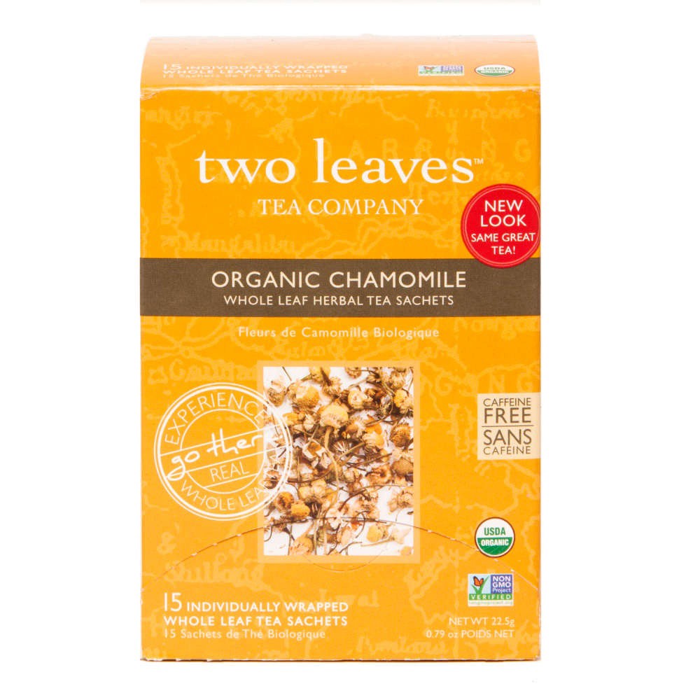 slide 1 of 1, Two Leaves Tea Company Organic Earl Grey Whole Leaf Tea Sachets - 1.32 oz, 1.32 oz