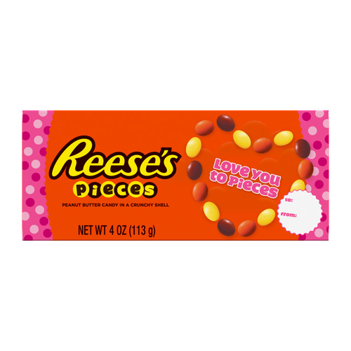 slide 1 of 1, Reese's Valentine's Pieces Theater Box (Where Available), 4 oz