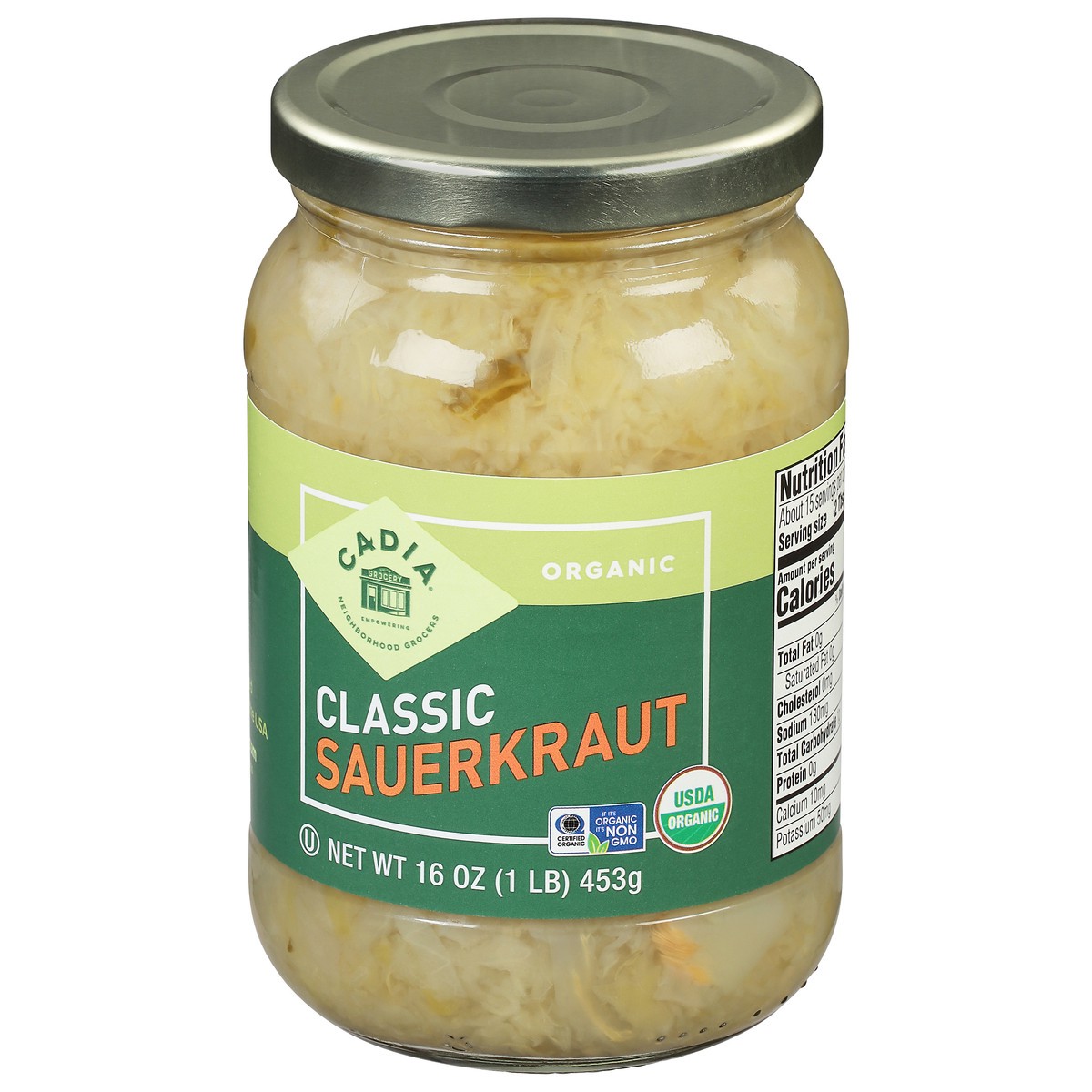 slide 5 of 9, Cadia Sauerkraut Org, 16 oz