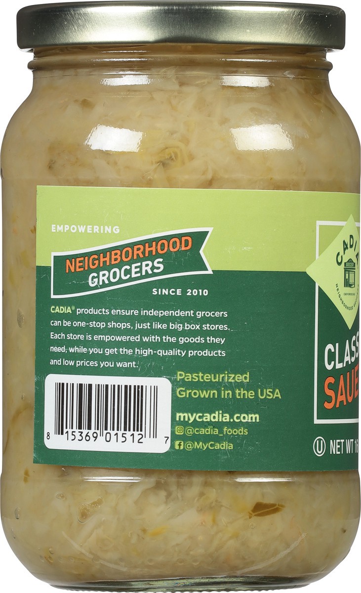 slide 4 of 9, Cadia Sauerkraut Org, 16 oz
