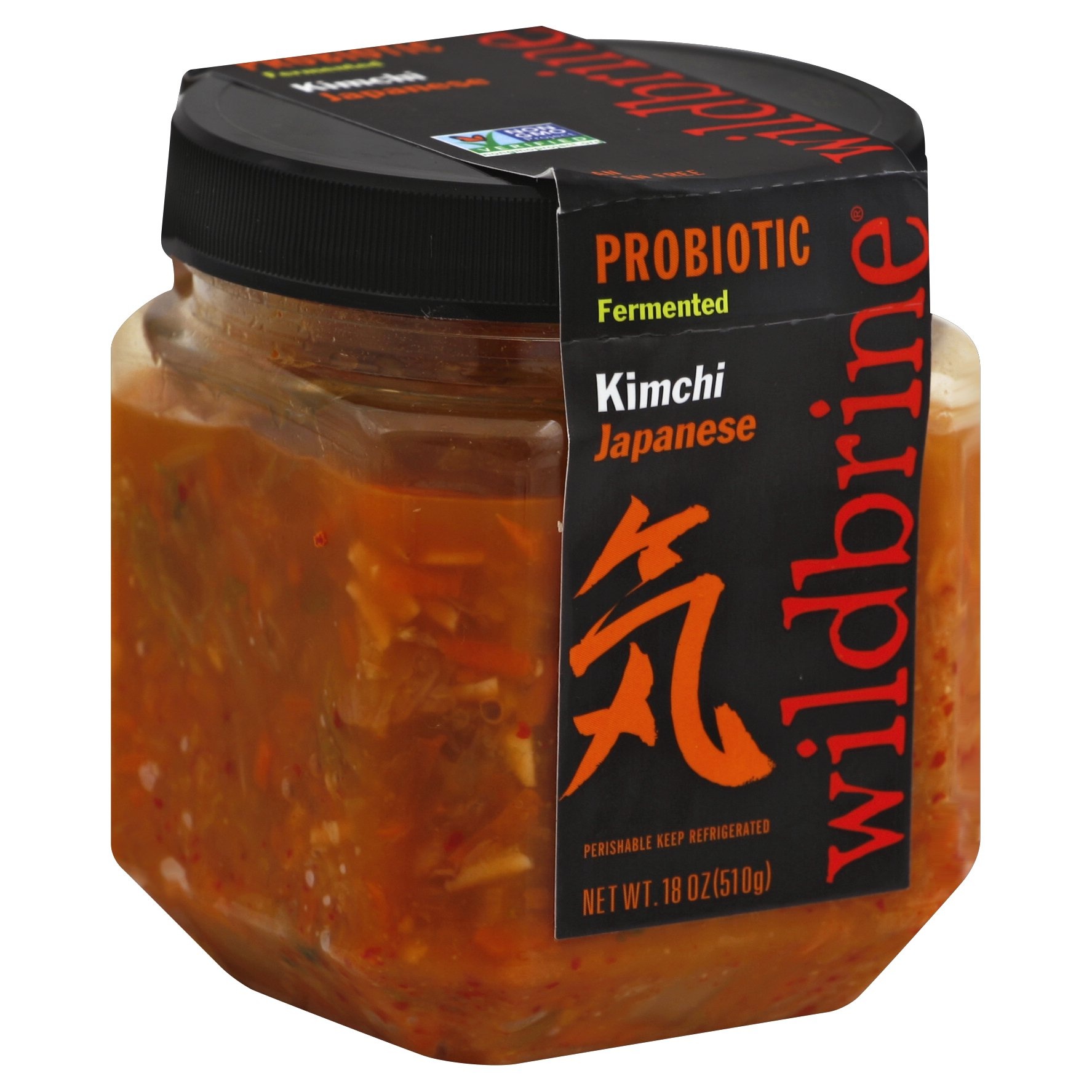 slide 1 of 1, Wildbrine Probiotic Japanese Kimchi, 18 oz