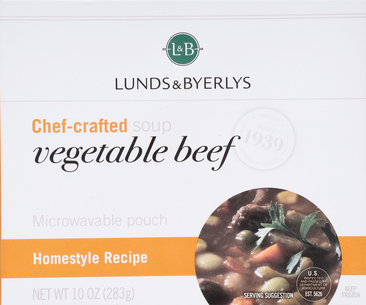 slide 9 of 12, Lunds & Byerlys Homestyle Recipe Vegetable Beef Chef-Crafted Soup 10 oz, 10 oz