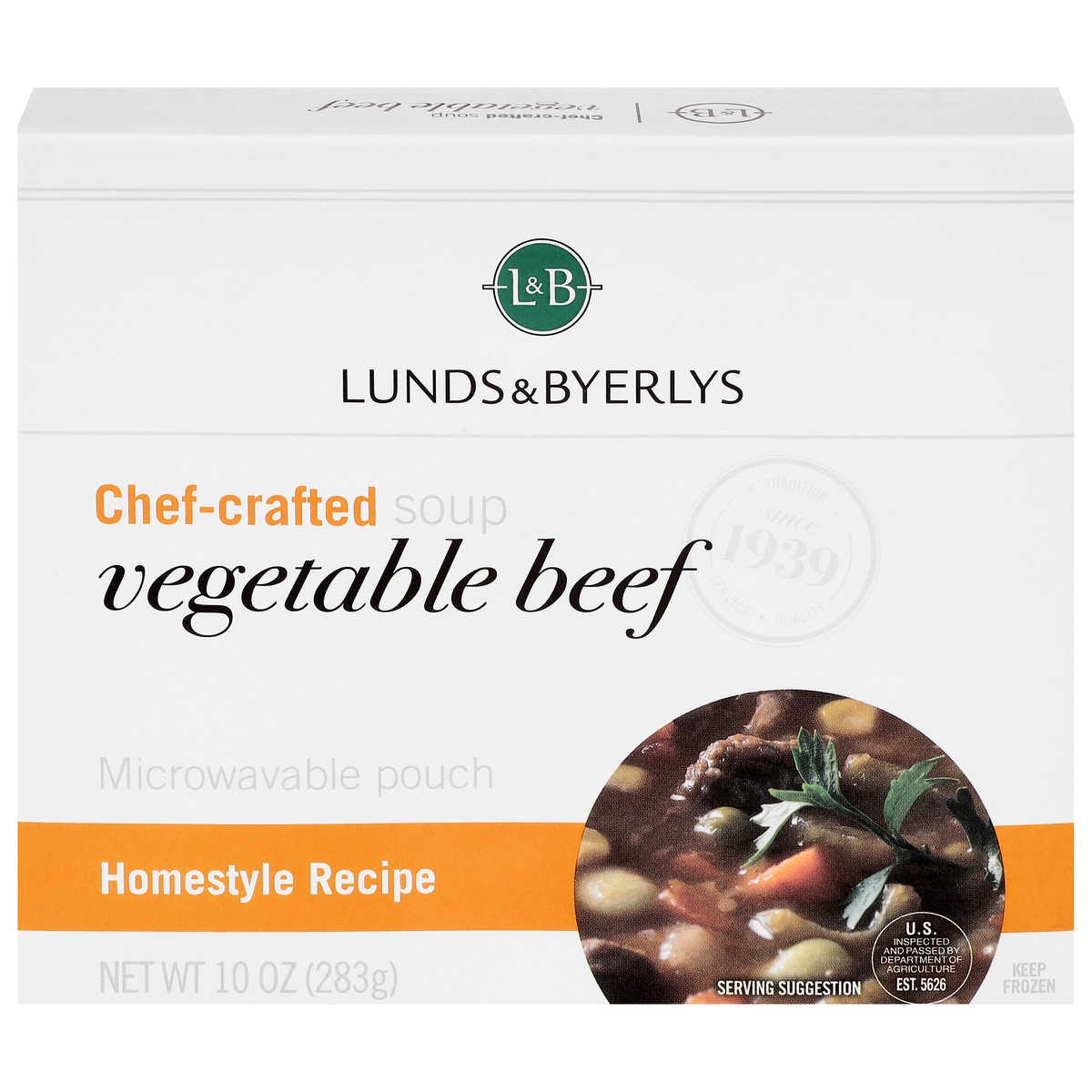 slide 1 of 12, Lunds & Byerlys Homestyle Recipe Vegetable Beef Chef-Crafted Soup 10 oz, 10 oz