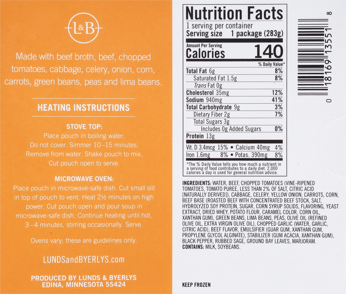slide 3 of 12, Lunds & Byerlys Homestyle Recipe Vegetable Beef Chef-Crafted Soup 10 oz, 10 oz