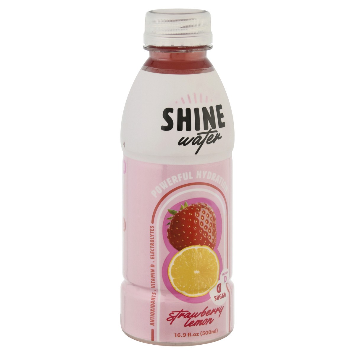 slide 2 of 13, Shine Water Strawberry Lemon, 16.9 fl oz